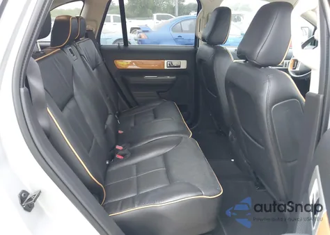 2010 Lincoln Mkx z USA, uszkodzony, nr VIN 2LMDJ6JC1ABJ32601